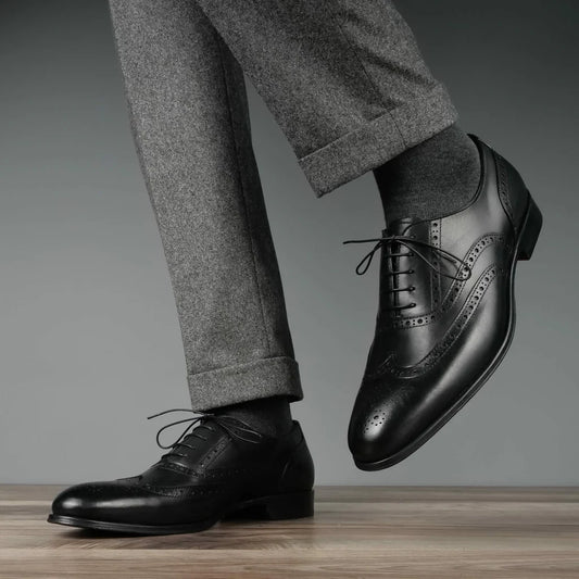 Wingtip Oxford Brogue Black
